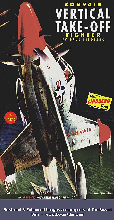 Lindberg Convair XFY Pogo Vertical Takeoff Fighter